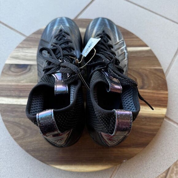 Size 10.5 - Adidas Men's Adizero Freak 23 GW1739 Black Football Cleats - Picture 7 of 9